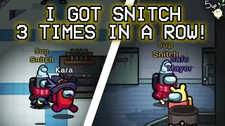 I got SNITCH 3 times in a row... Morning Lobby Among Us [FULL VOD]