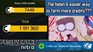 The hidden & easier way to farm credits ??? / Asphalt Nitro | Credits multiplayer from Ads