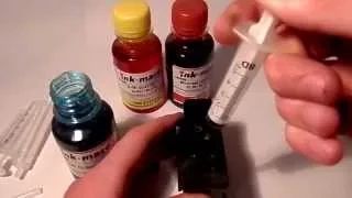How to Refill Canon  Colour Ink Cartridge