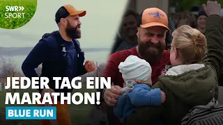 31 Marathons in 31 Tagen: Extremsportler Simon Fischer läuft fürs Wasser | SWR Sport