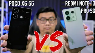 BEDA 400 RIBU, JANGAN SAMPAI SALAH BELI!! FULL COMPARISON REDMI NOTE 13 PRO 5G VS POCO X6 5G