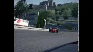 F1 2013 game (90s classics) Monaco Ferrari F399