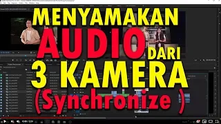 Cara mudah Mensinkronkan AUDIO ( Synchronize )  Multicamera di Premiere