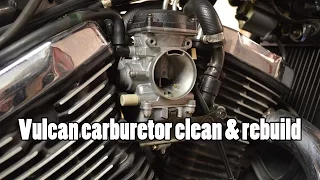 How-To: Kawasaki Vulcan VN800 Carburetor clean rebuild 1995-2006