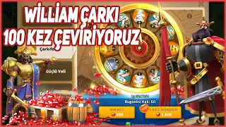 William Çarkıfeleğini 100 Kez Çeviriyoruz - Rise Of Kingdoms