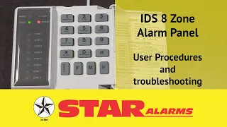 Star Alarms - IDS8 Zone Alarm Panel Demo