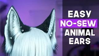 Easy No-Sew Animal Ears Tutorial for Cosplay!