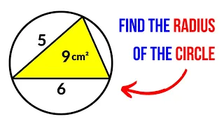 Can you find the radius of the circle? | Triangle inscribed in a circle | 3 Different Methods