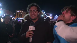 La réaction à Ajaccio après la victoire de l'Argentine face à la France en Coupe du Monde.