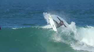 Warming up with Jordy Smith at J-Bay