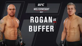 Joe "THE COMMENTATOR" Rogan vs. Bruce "THE ANNOUNCER" Buffer (EA Sports UFC 3) CPU vs CPU