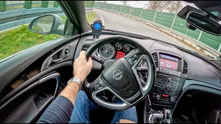 2012 Opel Insignia [2.0 CDTI BiTurbo 195HP] |0-100| POV Test Drive #1427 Joe Black