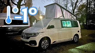 🥶 Wintercamping in Berlin mit Isolierung für den VW California 🚐