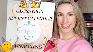 GLOSSYBOX 2021 ADVENT CALENDAR UNBOXING