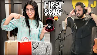 AREEB K PEHLY SONG KI RECORDING 😂 | Eidi K Paseo Ka Gold Ly Lea 😍 | Summer Shopping Unboxing ♥️