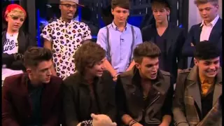 Union J and District 3 do battle in The X Factor 2012 boyband Quiz