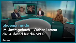 phoenix runde: Im Umfragehoch – Woher kommt der Aufwind für die SPD?