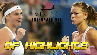 Aryna Sabalenka vs Camila Giorgi Highlights | Quarterfinal Eastbourne 2021