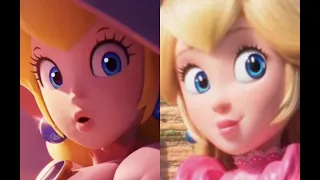 Princess Peach movie voice VS video game voice