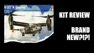 BRAND NEW (but actually old) Italeri 1/72 V-22 A Osprey Kit review