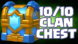 Clash Royale Clan Chest Opening - Legendary Chest Hunting Arena 10 Deck