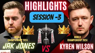 Live Snooker Final - Kyren Wilson vs Jak Jones - Snooker Championship 2024 -Full Match Frame