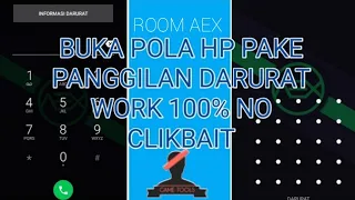 Atasi Pola Terkunci Cukup Pake Panggilan Darurat Work 100%