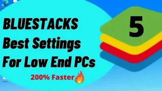 BlueStacks 5 Best Settings for Low End Bad PC's!! LAG FIX, MORE FPS, NO STUTTER 2022