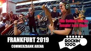 The Rolling Stones - Jumpin' Jack Flash | Rockin'1000 Frankfurt, Commerzbank Arena