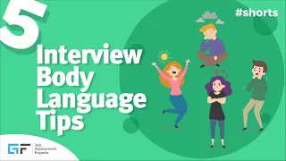 Top 5 Job Interview Body Language Tips #shorts