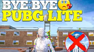 🥺Bye Bye Pubg Lite😥All Player Config user  My Pubg Lite IDBan‎@GamoBoy @LouWanGaming@GujjarXyt