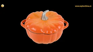 Pumpkin Cast Iron Pot Enamel Casserole Pumpkin-shape |Raylon Enterprise