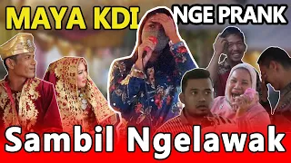 MAYA KDI Fals Nyanyinya, Semua TERKECOH.!!! | Prank Kondangan