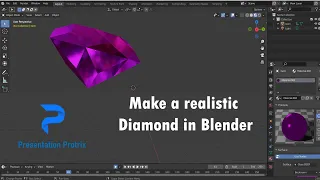 Make a Diamond in Blender | Easy Tutorial