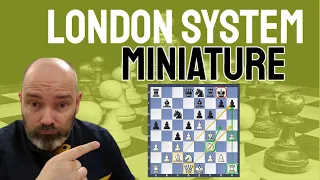 London system miniature - Alex Bachmann demonstrates how to punish a passive black setup