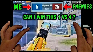 CAN I WIN THIS ? | 1 VS 4 TDM | IPAD PRO 6 FINGER CLAW HANDCAM GAMEPLAY 2021