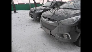 ОДНА КОМПАНИЯ, РАЗНЫЕ ЭМОЦИИ. Hyundai Santa Fe 2011 и Hyundai Tucson 2013