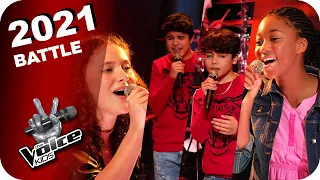 Phil Collins - You'll Be In My Heart (Maya/Oscar&Mino/Saralynn) | The Voice Kids 2021 | Battles