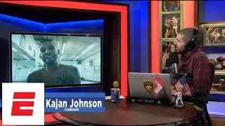 Kajan Johnson explains 'playful' faked handshake with Dana White | Ariel Helwani’s MMA Show | ESPN