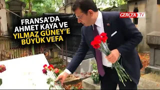 Ekrem İmamoğlu Fransa'da! 5 yıl önce Ahmet Kaya ve Yılmaz Güney'in kabirlerini ziyaret etmişti