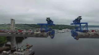 Raw Footage: Highway 36 St. Croix River Bridge Construction (2)