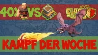 #7 Kampf der Woche 40x Riesen VS. Rathaus 8 I Clash of Clans