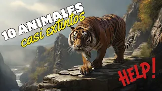 SOS: Descubrimos 10 ANIMALES en PELIGRO de Extinción 🦏