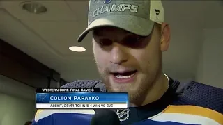 NHL Tonight:  Colton Parayko reacts to Blues` Western Conference Final win  May 21,  2019