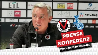 #VIKMSV: Die Pressekonferenz nach dem Heimspiel gegen den MSV Duisburg