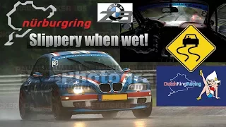 Nürburgring Ultra Wet BMW Z3 Coupé vs BMW M3 E46