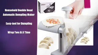 Household Double Head Automatic Dumpling Maker Mould Dumpling Maker Review 2022