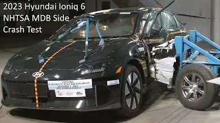 2023-2025 Hyundai Ioniq 6 EV NHTSA MDB Side Crash Test