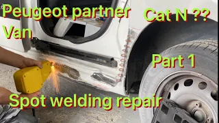 Peugeot Partner Van 2014 Cat N Salvage Rebuild Part 1
