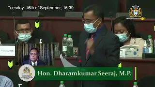 Budget 2020 debate presentation by PPP/C Dharamkumar Seeraj September 15th 2020